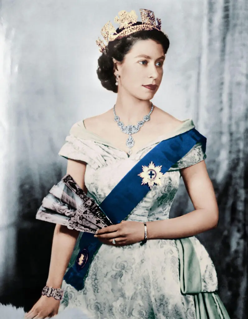 Queen Elizabeth Colored Most Photographed Person Woman